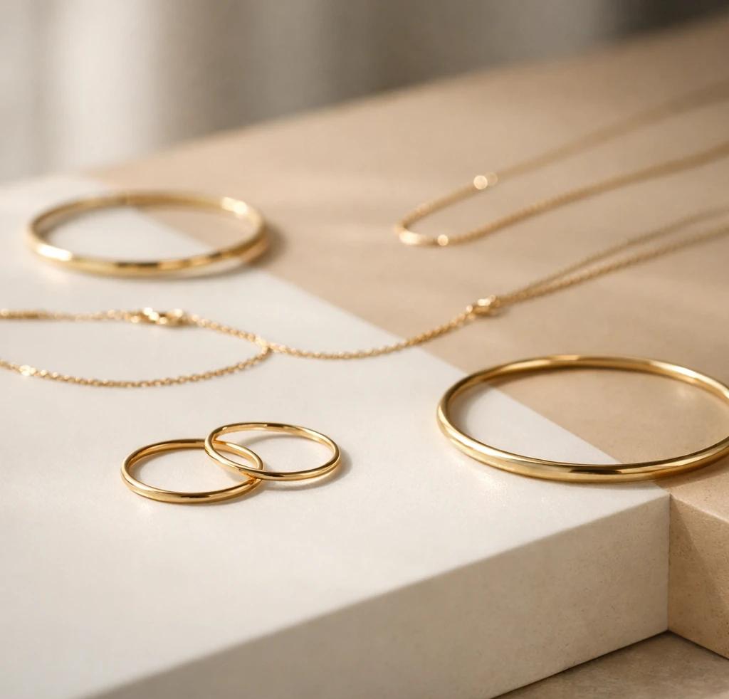 ظهور جواهرات ظریف مینیمال: تجمل خاموش، طراحی هوشمند و استاندارد جدید طلا