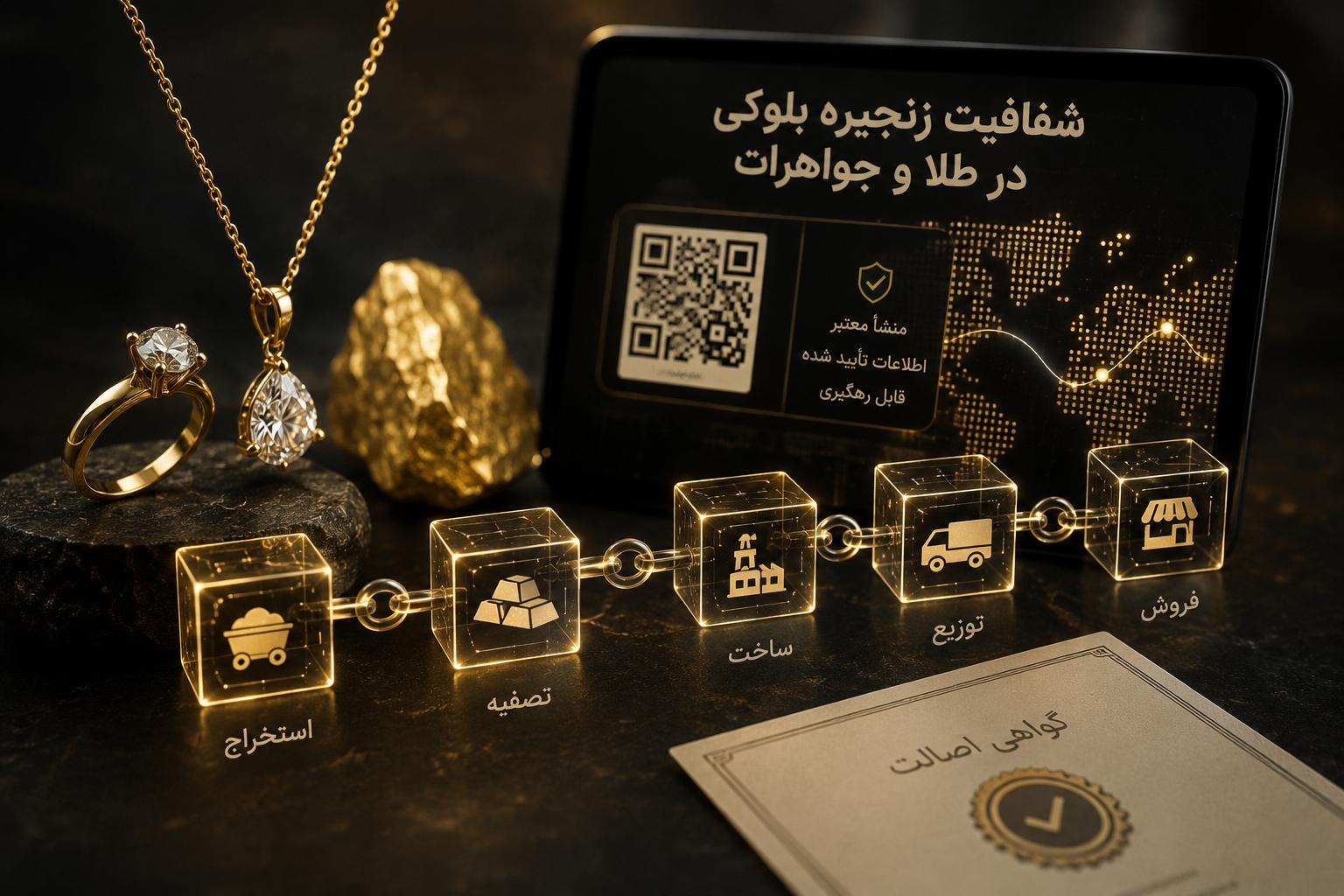 ترند احیاشده و شفافیت زنجیره‌بلوکی در طلا و جواهرات