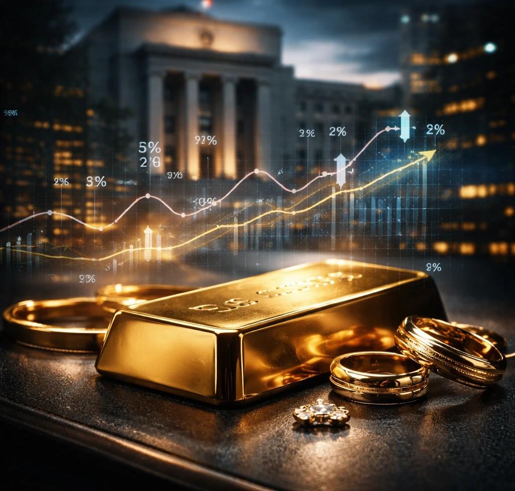 تأثیر نرخ بهره فدرال رزرو آمریکا بر قیمت طلا
