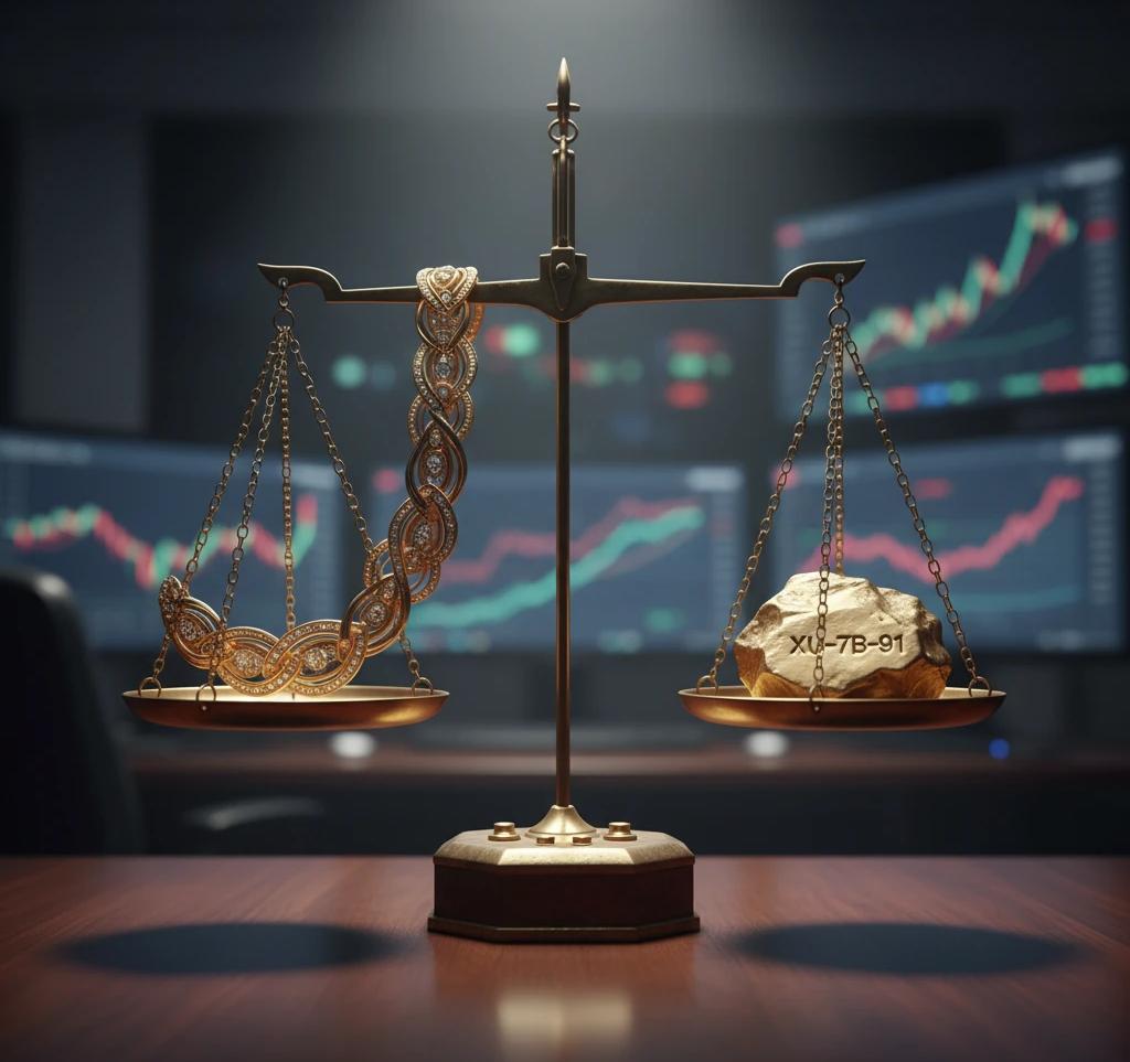 دوراهی درخشان سرمایه‌گذاری ( طلای آب شده یا طلای زینتی )