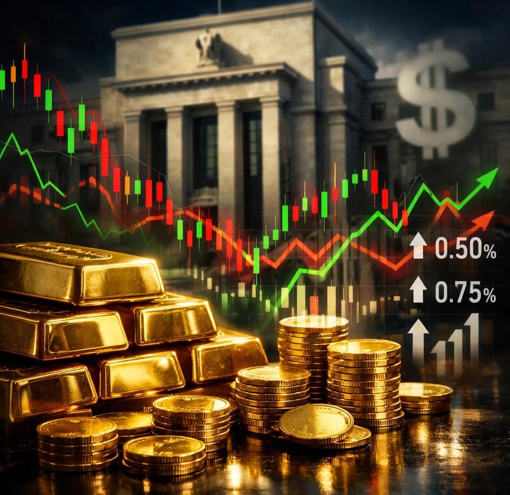 نوسان قیمت جهانی طلا پس از سیگنال‌های فدرال رزرو